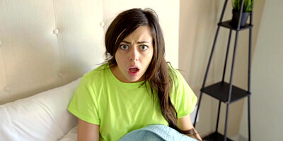 Whitney and Alex fucking their stepdad in bed