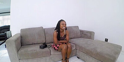 Audition Of Hot African Ebony Teen 18+ Model Who Did Great The First Time