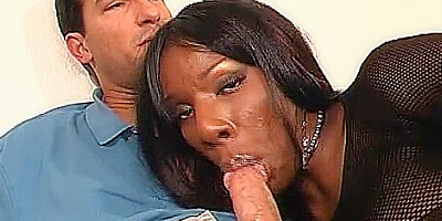 Black Babe Gets Her Pierced Pussy Hammered By A White Friend