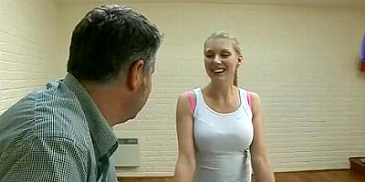 Sexy Belinda Lawson perfect paddle spank