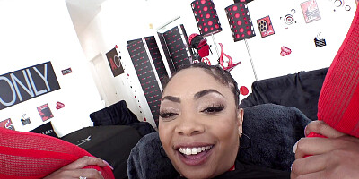 ANAL ONLY Cali Caliente cums from anal