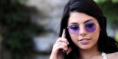 Latina teen stepdaughter licked pussy