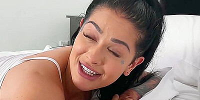 Tits Covered With Jizz For Katrinas Awesome Footjob