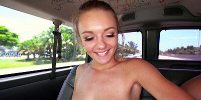 Huge van gives possibility to have sex with remarkable hottie