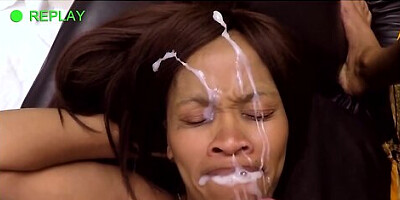 Scarlet Gets Her First Taste Of Cum