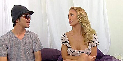 AMWF Nicole Aniston interracial with Asian guy