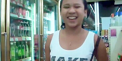 Big-tittied Filipina teen is ass-fucked and facialed