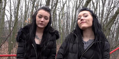 Twin Sisters Take Spear - Sandra Zee