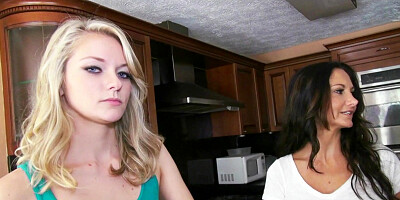 Amateur girls are making a porn video