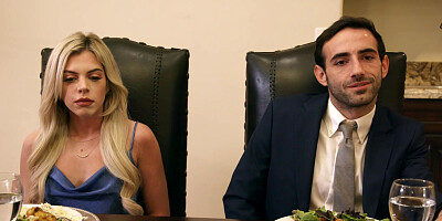 After dinner sex with gorgeous Monique Alexander and Anya Olsen