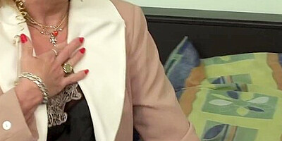 Another Exciting Blond Hungarian Granny And Her Old Lover