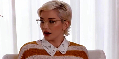 blowjob the sexual fantasy of blonde busty skye blue with nerd