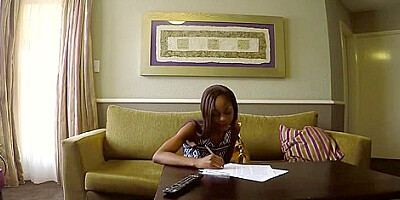Beautiful Petite African Teen 18+ Lola Hardcore Pussy Fucking On Fake Casting