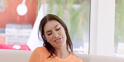 August Ames And Angela White In Big Boobs Babe Bangs With Strap On