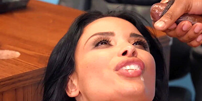 Busty professor Anissa Kate hand picks student for a hands-on instructional fucking