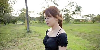 Naughty Asian milf Akiho Yoshizawa enjoys sucking cock outdoors