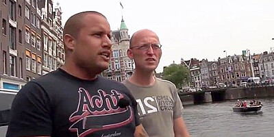 Dutch hooker rides dick and swallows cum