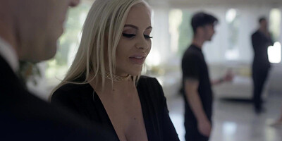 Street trash teen dominated by stranger