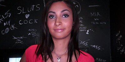 Jade Jantzen makes 4 dicks cum with her suck & fuck skills in the gloryhole