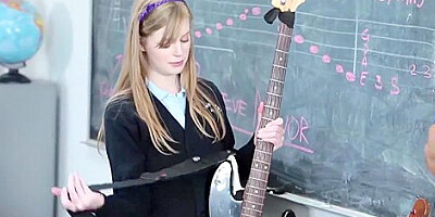 Sexy Sucks A Cock For Good Grades (7 With Dolly Leigh