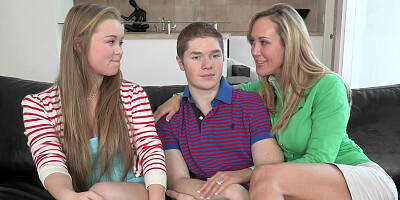 Blonde ladies are fucking one lucky boy