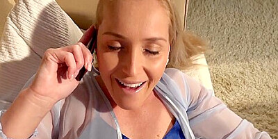 Mommy`s on the phone