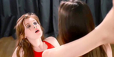 Leggy Teen 18+ Lesbos Incredible Sex Video - Rossy Bush