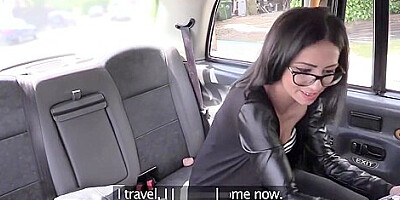 Fake Taxi Spanish Brunette Beauty With Shaved Pussy