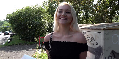 Public Agent Blondie Teenie Marilyn Sugar Poked in the Forest