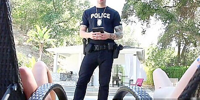 Hot Criminals Penny Pax &,amp,amp_ Brooklyn Chase Get Banged By Cop!