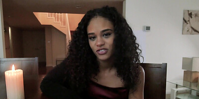 Black hussy Scarlit Scandal shagged by the fireplace