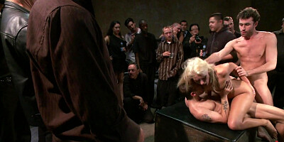 Caboose porked in front of the crowd