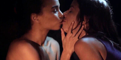 Mother plays with a nice school female