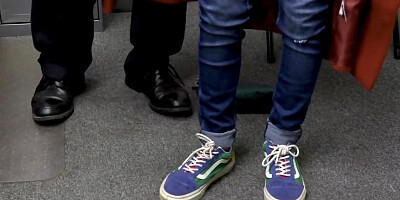 Hot Latina pilfer rides mall cops dick