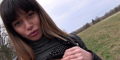 Walking in the park turned into hot sexual action