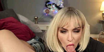 POV cucking with a stellar blonde that loves riding