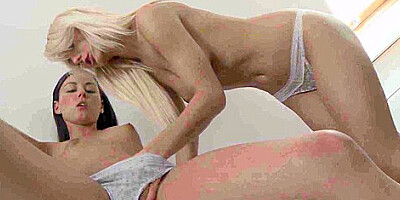 Crazy pornstars Eva Strauss, Anna Marie in Fabulous Fingering, Cunnilingus porn clip