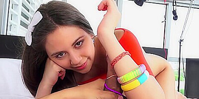 Ex-gymnast Does Splits On A Dick - Lucy Doll