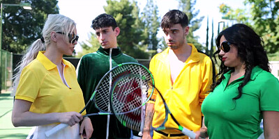 Stepmoms takes care stepsons sudden boners