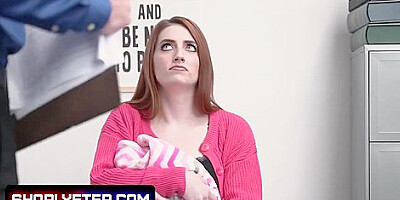 Submissive Ginger Aria Gets Taught A Lesson For Being A Stealing Harlot With Aria Carson