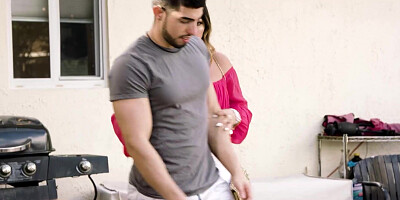 Busty MILFs shared stepsons big cock