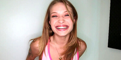 Petite girl has very soft lips