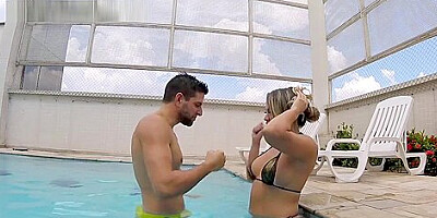 FROM THE SWIMMING POOL TO HOME