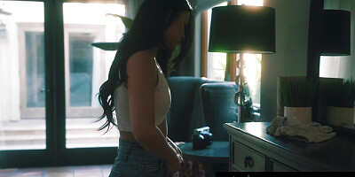 PURE TABOO Petite Pervert Voyeur Lulu Chu Is Caught Masturbating While Peeking At DILF Neighbor
