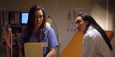 Malpractise At A Hospital Leads To Milf Doctor And Nurse Having Lesbian Sex
