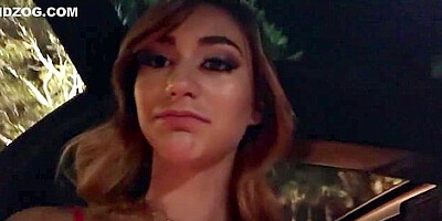 Ana Rose - Prom Date Gets Nasty In And On A Car