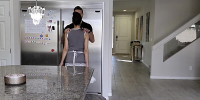 MILF maid waxing the landlords big cock