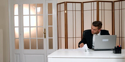 Private.com - Aria Logan Sucks Her Boss’s Hard Cock