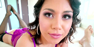 Young Penelope Reed gets hardcore face fucking