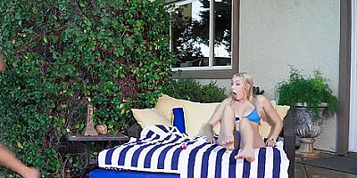 Kay Lovely And Erotic Medusa In Squirting Water Fucking Gamers